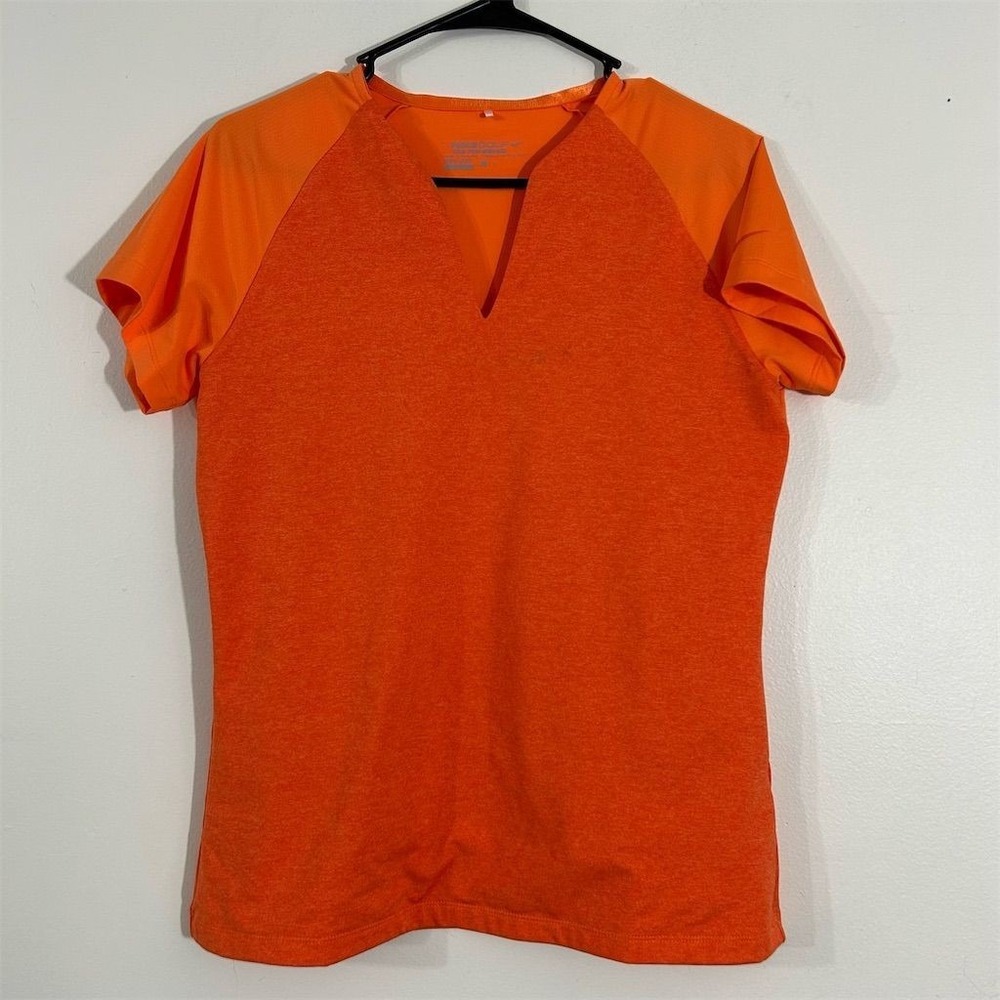 Nike Golf Dri-Fit Orange Polo Shirt‎ Unisex M Short Sleeve Athletic